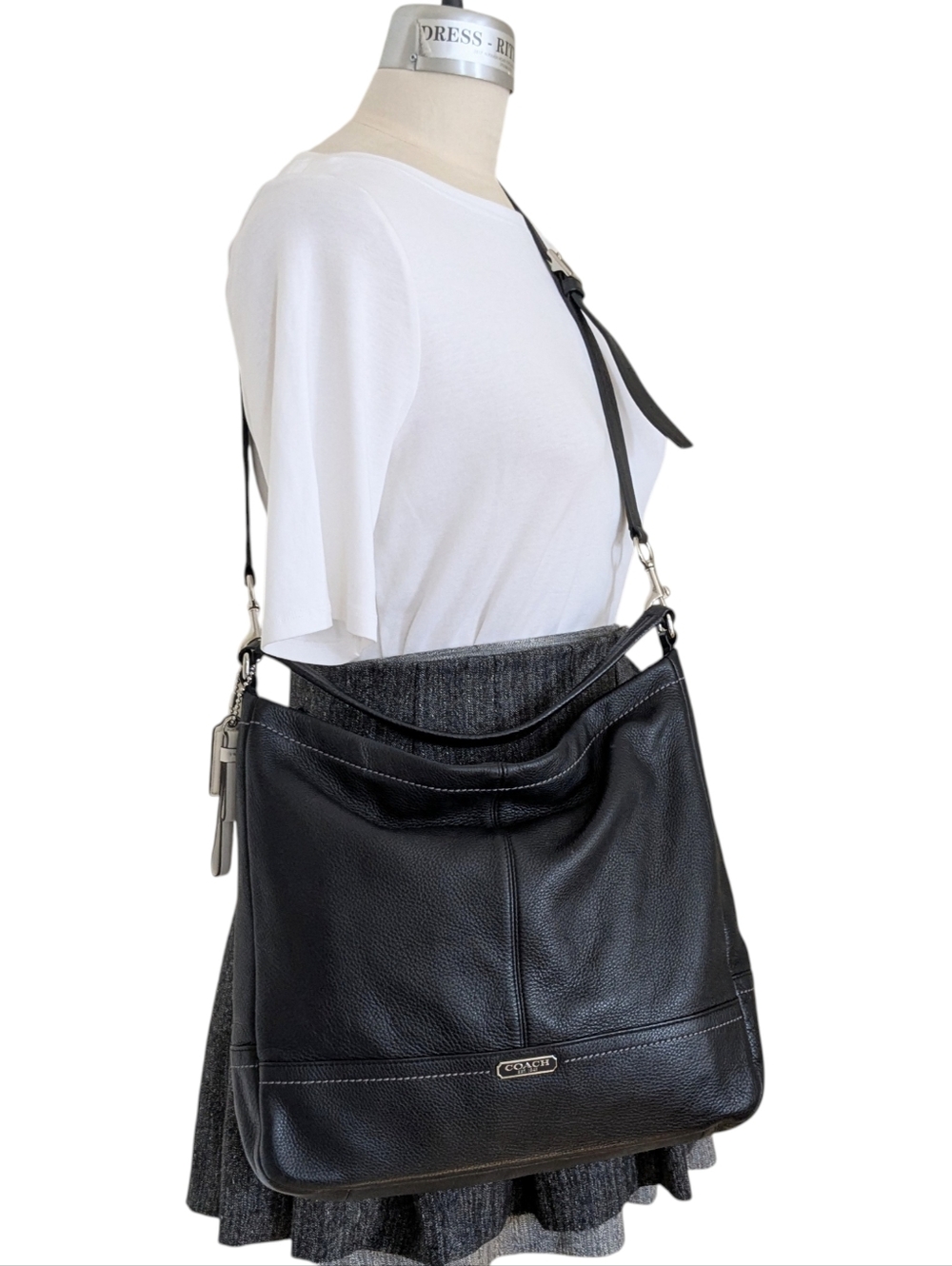 Coach Park Leather Hobo Bag F23293 - Picture 5 of 14
